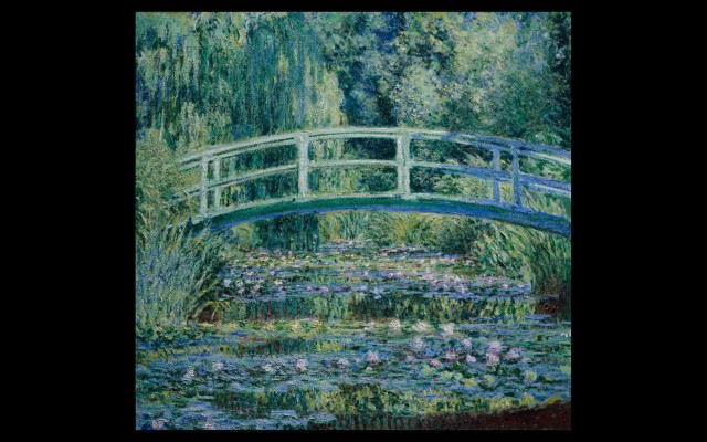 Water Lilies and Japanese Bridge (1899)
