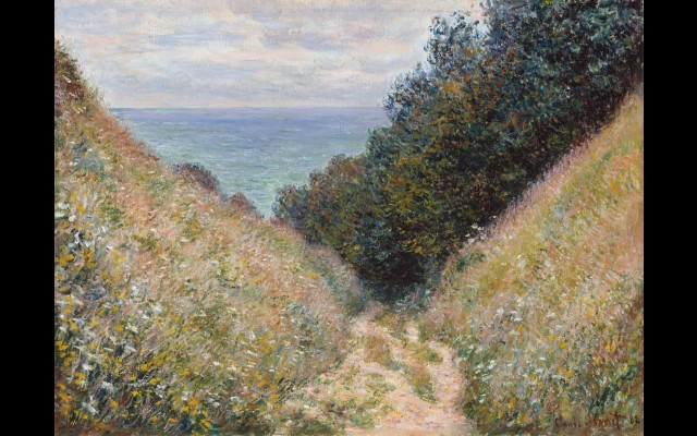 Road at La Cavée, Pourville (1882)