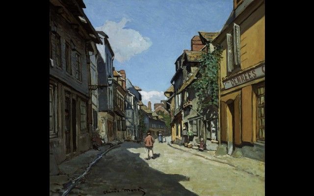 Rue de la Bavole, Honfleur (1864)