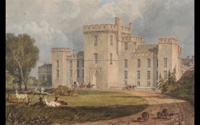 View of Hampton Court, Hertefordshire, from the Northwest (ca. 1806)