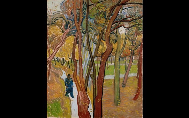 The garden of Saint Paul’s Hospital (`The fall of the leaves’)