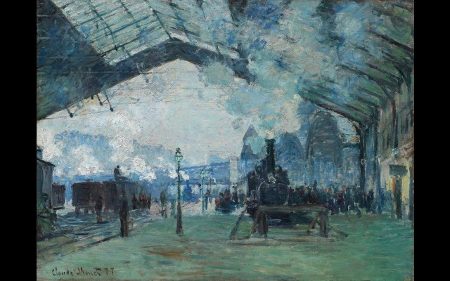 Arrival of the Normandy Train, Gare Saint-Lazare (1877)