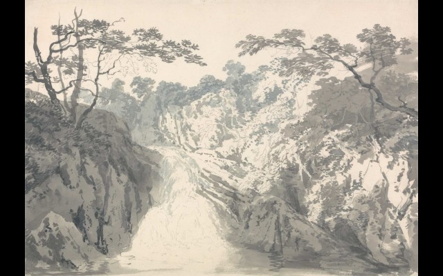 Landscape with Waterfall (ca. 1796)