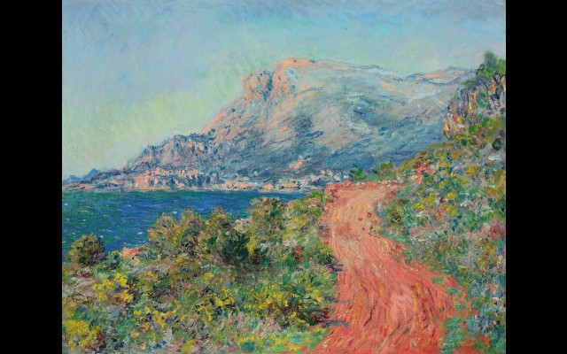 La route rouge près de Menton (1884)