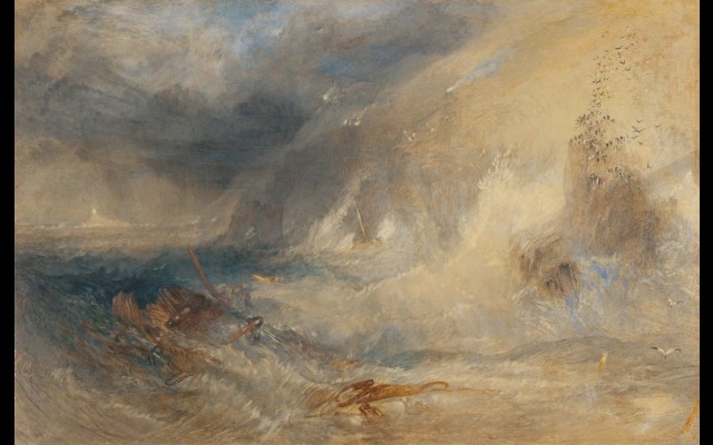 Long Ship’s Lighthouse, Land’s End (about 1834–1835)