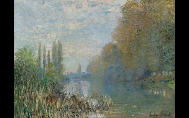 Bords De La Seine En Automne (1876)