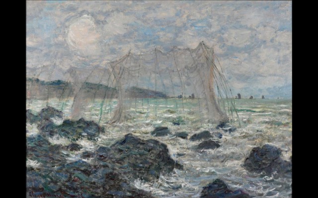 Fishing nets at Pourville (1882)