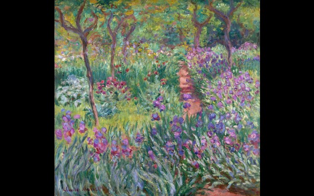 The Artist’s Garden in Giverny (1900)