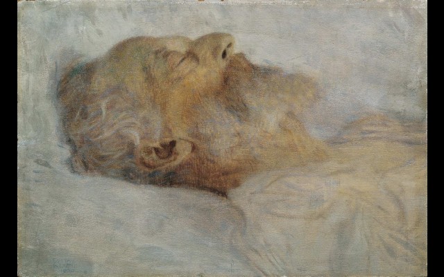 Alter Mann auf dem Totenbett (1899-1900)