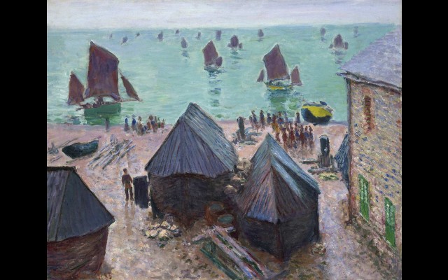 The Departure of the Boats, Étretat (1885)