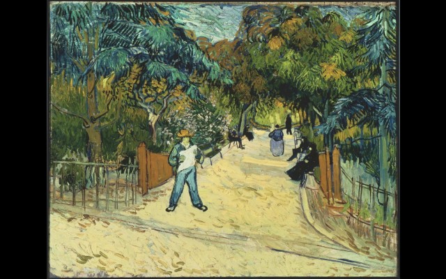 Entrance to the Public Gardens in Arle