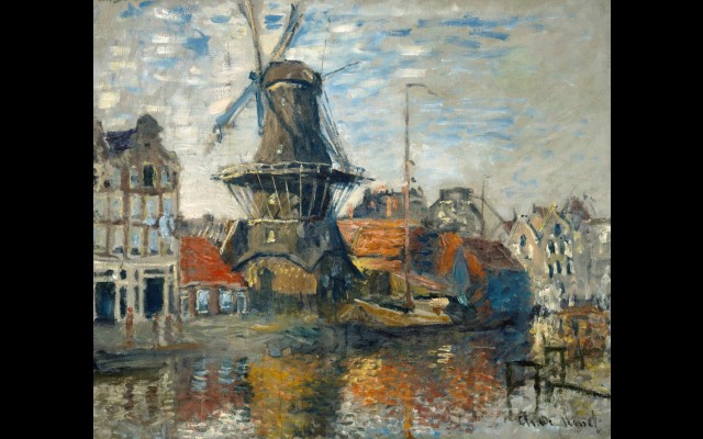 The Windmill on the Onbekende Gracht, Amsterdam (1874)