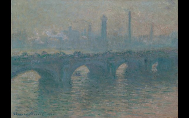 Waterloo Bridge, Gray Weather (1900)