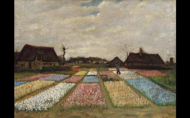 Flower Beds in Holland (c. 1883)