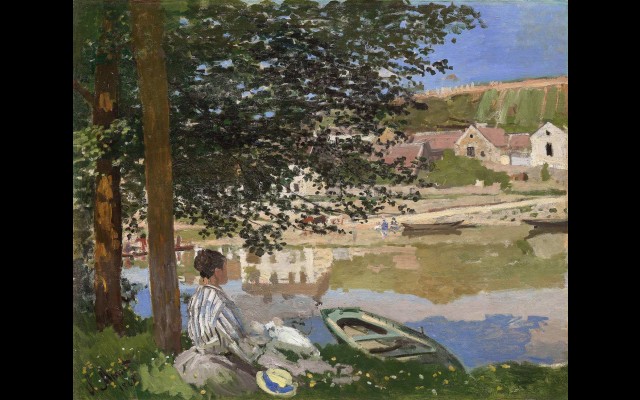 On the Bank of the Seine, Bennecourt (1868)