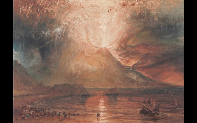 Vesuvius in Eruption (between 1817 and 1820)