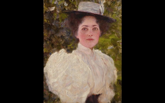 Mädchen im grünen (Girl in the foliage)