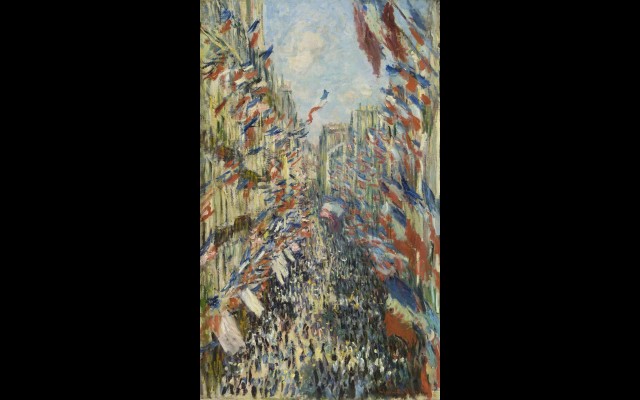 The Rue Montorgueil in Paris. Celebration of June 30, 1878 (1878)