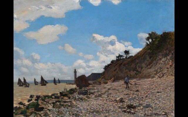 The Beach at Honfleur (1864-1866)
