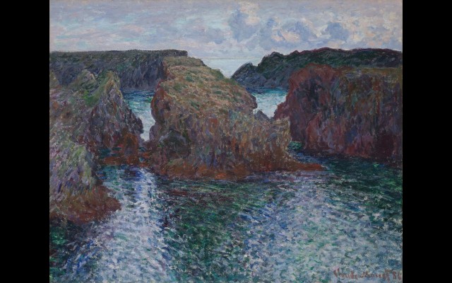 Rocks at Port-Goulphar, Belle-Île (1886)