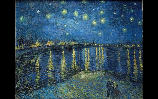 Starry Night Over the Rhone (1888)