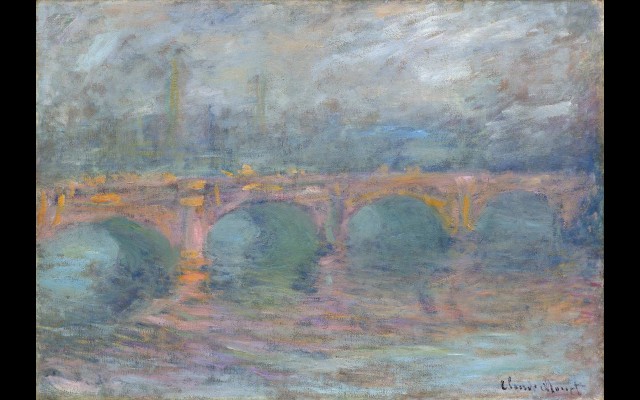 Waterloo Bridge,London at Sunset (1904)