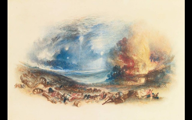 The Field Of Waterloo Seen From Hougoumont