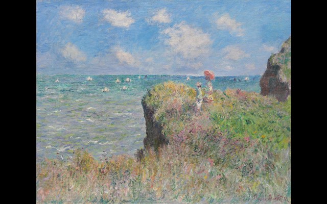 Cliff Walk at Pourville (1882)