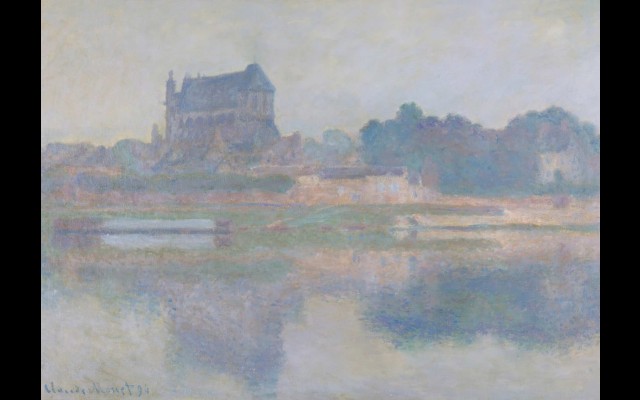 L’église De Vernon, Temps Gris (1894)