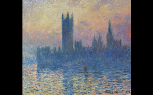 The Houses of Parliament,Sunset (1903)