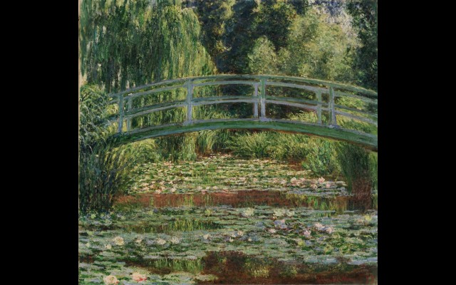 The Japanese Footbridge and the Water Lily Pool, Giverny (1899)