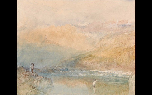 On the Mosell, Near Traben Trarbach (ca. 1841)