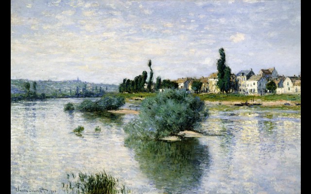 The Seine at Lavacourt (1880)
