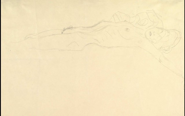 Reclining Nude with Outstretched Left Arm (1903–1904)
