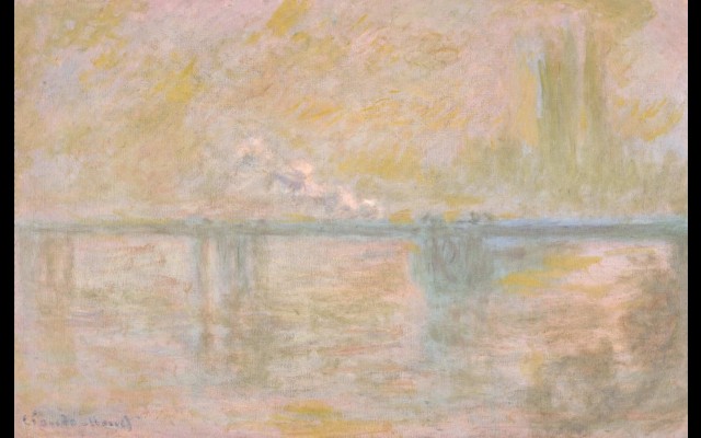 Charing-Cross Bridge in London (circa 1902)