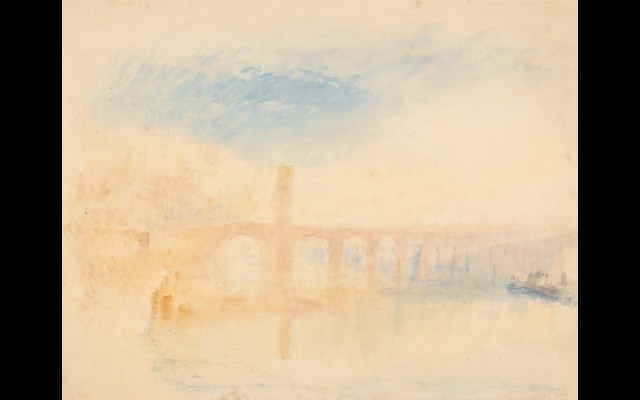 The Moselle Bridge, Coblenz (ca. 1842)