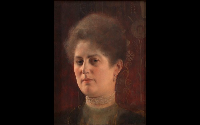 Bildnis einer unbekannten Frau (Frau Heymann) (1884–1904)