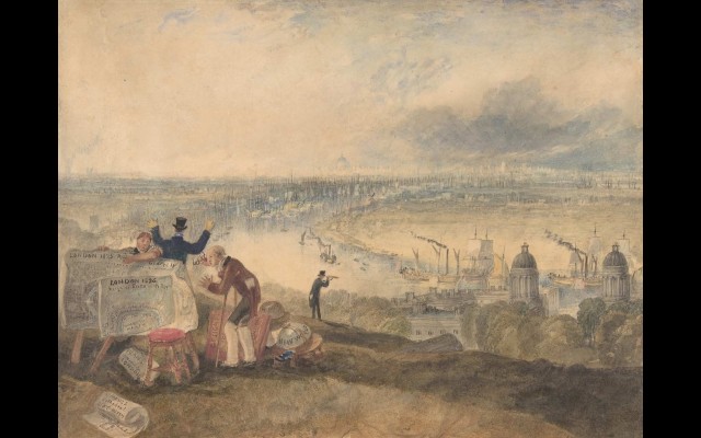 View of London from Greenwich (1825)