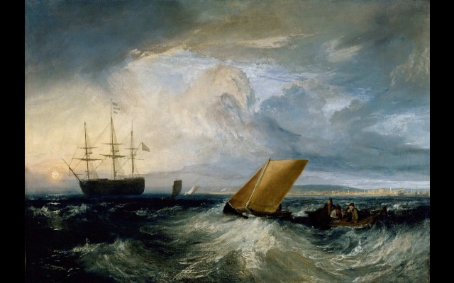 Sheerness as seen from the Nore (1808)