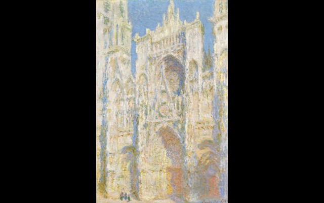 Rouen Cathedral, West Façade, Sunlight (1894)