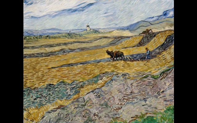Enclosed Field with Ploughman (1889)