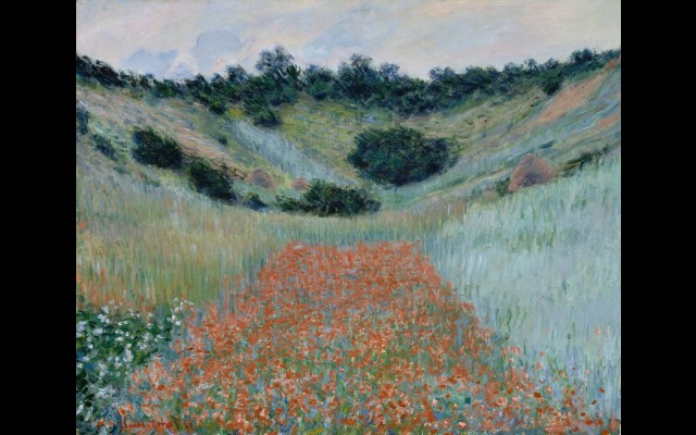 Poppy Field in a Hollow near Giverny (1885)