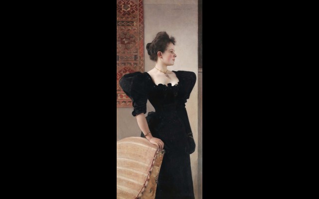 Portrait of a lady (Marie Breunig) (1894)