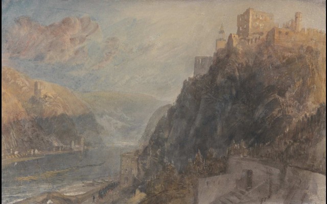 Rheinfels Looking to Katz and Gourhausen (1817)