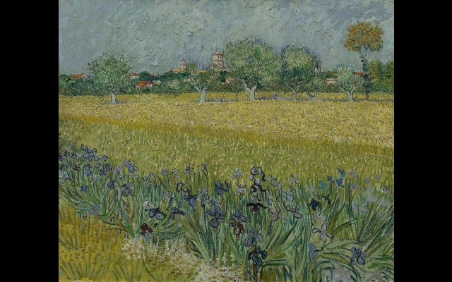 View of Arles with Irises (1888)