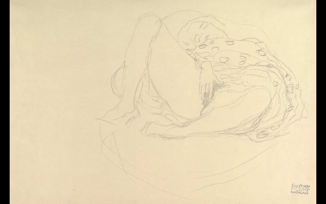 Reclining Nude with Drapery (ca. 1912–1913)