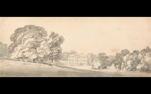 A Three Storied Georgian House in a Park (ca. 1795)