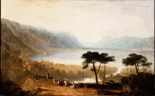 Lake of Geneva from Montreux (circa 1810)