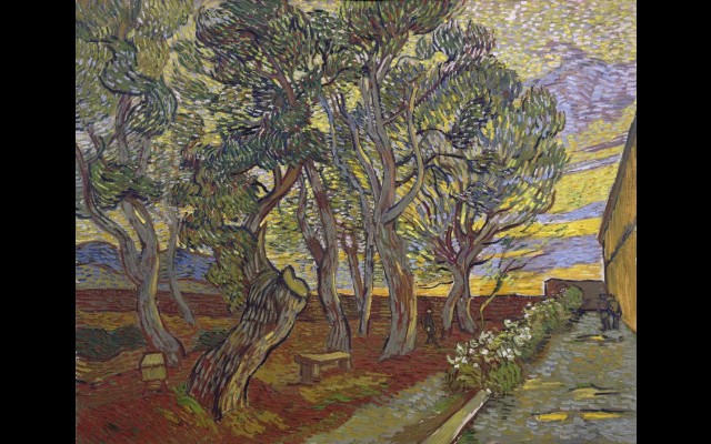 The garden of Saint Paul’s Hospital