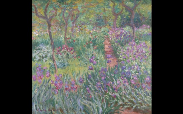 The Artist’s Garden in Giverny (1900)